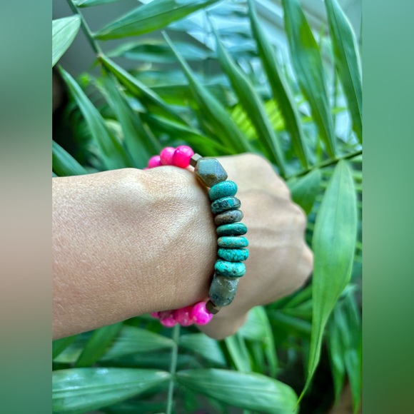 Turquoise - Labradorite - Hematite - Agate - Picture 5 of 6